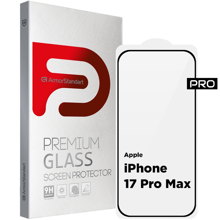 Защитное стекло ARMORSTANDART Pro для Apple iPhone 17 Pro Max (ARM86212)