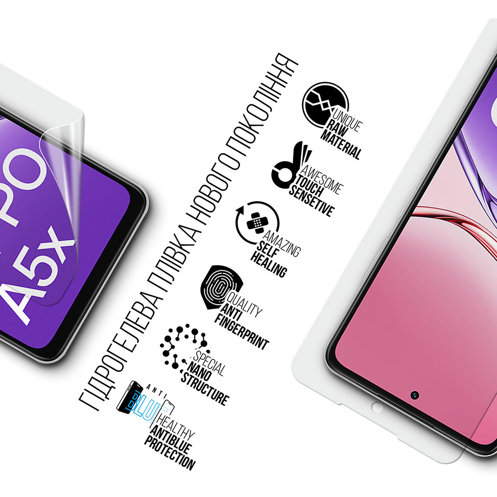 Захисна плівка ARMORSTANDART Anti-Blue для OPPO A5X 4G / A5X 5G (ARM85396) Сумісність за моделлю OPPO A5x