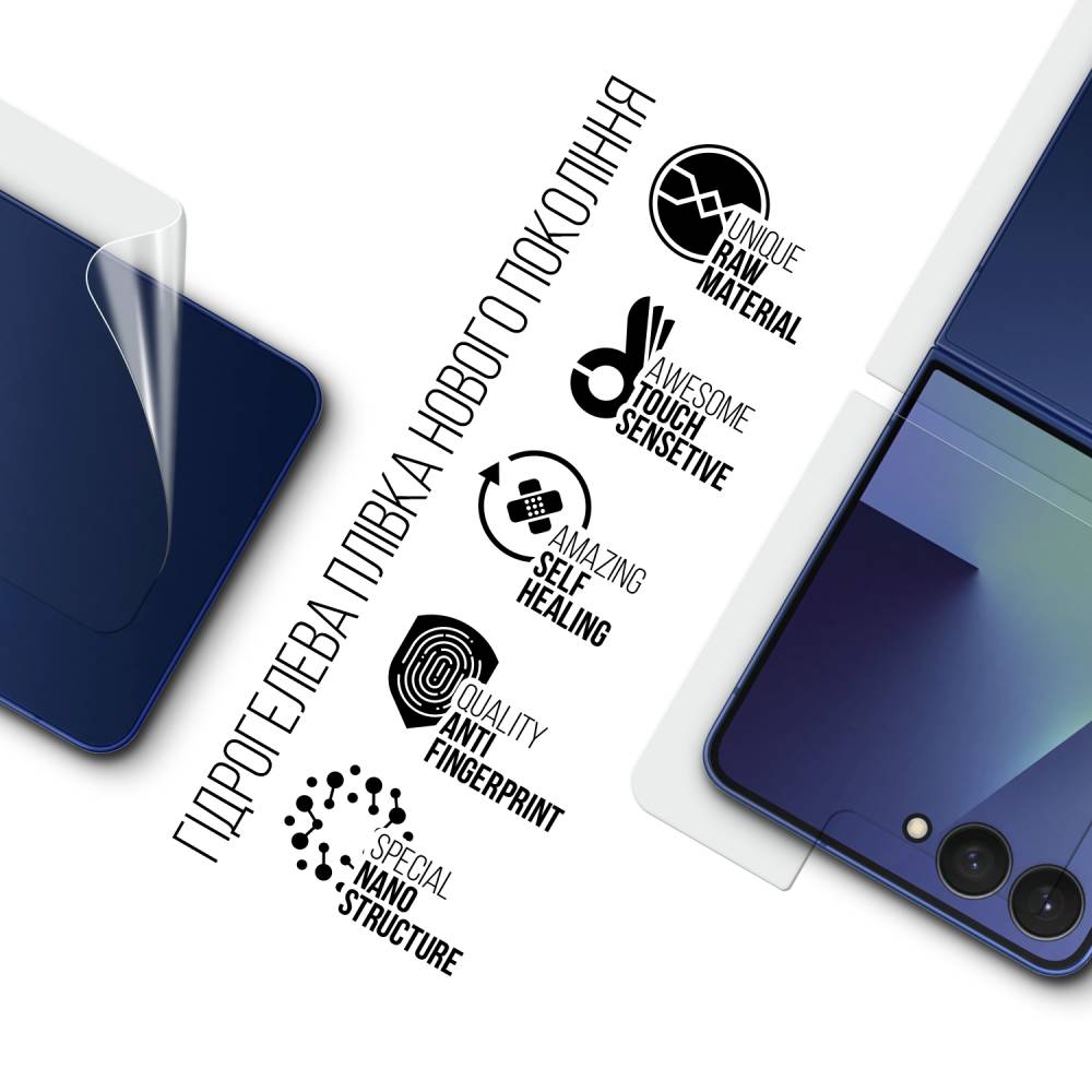 Гідрогелева плівка ARMORSTANDART на задню панель Samsung Flip 7 (SM-F766) (ARM87445) Сумісність за моделлю Samsung Galaxy Flip 7 5G