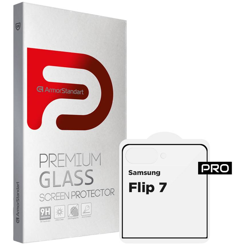 Защитное стекло ARMORSTANDART Pro на внешний дисплей для Samsung Flip 7 (ARM88009)