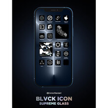 Захисне скло ARMORSTANDART Supreme Plus Black Icon для Apple iPhone 17 Pro Max (ARM86404)