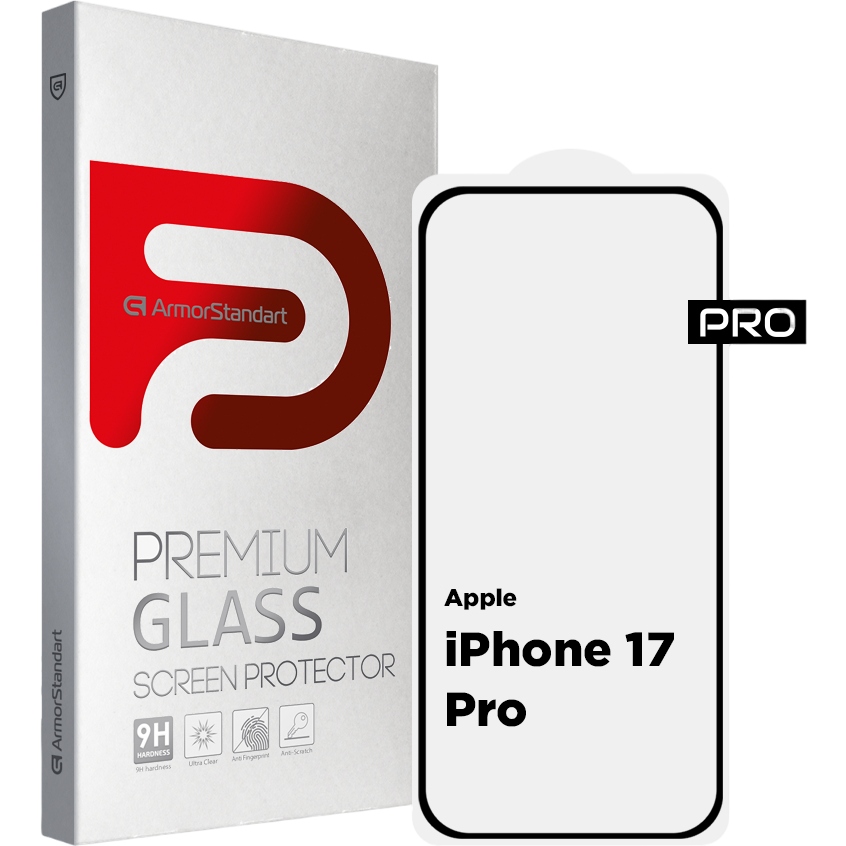 Защитное стекло ARMORSTANDART Pro для Apple iPhone 17 Pro (ARM86412)