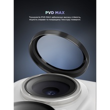 Защитное стекло для камеры ARMORSTANDART Supreme BI для iPhone 17 Black (ARM86442)