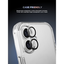 Защитное стекло для камеры ARMORSTANDART Supreme BI для iPhone 17 Black (ARM86442)