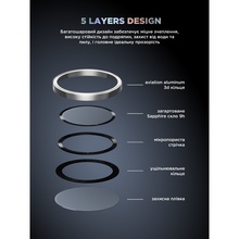 Защитное стекло для камеры ARMORSTANDART Supreme BI для iPhone 17 Silver (ARM86443)