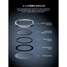 Захисне скло для камери ARMORSTANDART Supreme BI для iPhone 17 Air Silver (ARM86449)