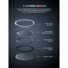 Защитное стекло для камеры ARMORSTANDART Supreme BI для iPhone 17 Air Clear (ARM86452)