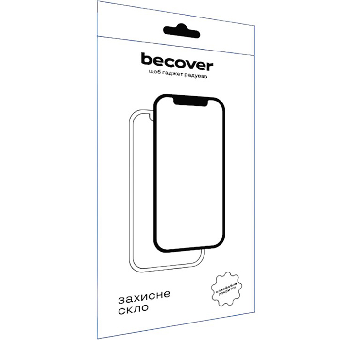 Защитное стекло BECOVER для Motorola Moto G86 10D Black (713743)