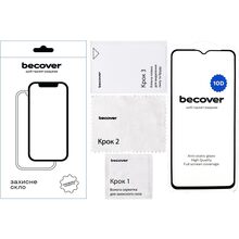 Захисне скло BECOVER 10D для Samsung Galaxy A07 Black (713684)
