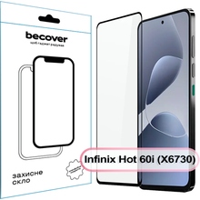Захисне скло BECOVER для Infinix Hot 60i Black (713730)