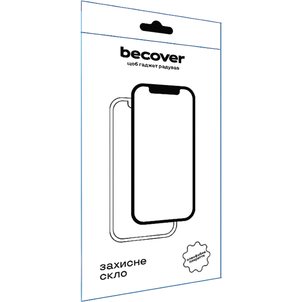 Внешний вид Защитное стекло BECOVER для Oppo A5x / A5 2025 (4G/5G) Black (713931)