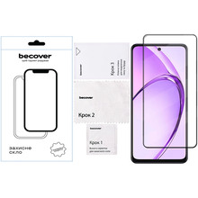Защитное стекло BECOVER для Oppo Reno14 5G Black (713933)