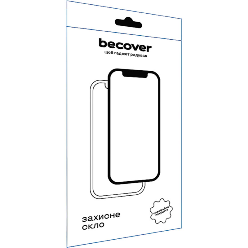 Внешний вид Защитное стекло BECOVER для Oppo Reno14 5G Black (713933)