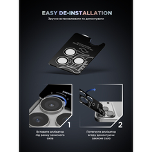 Защитное стекло ARMORSTANDART Supreme BI для камеры iPhone 17 Pro/17 Pro Max Silver (ARM86438)