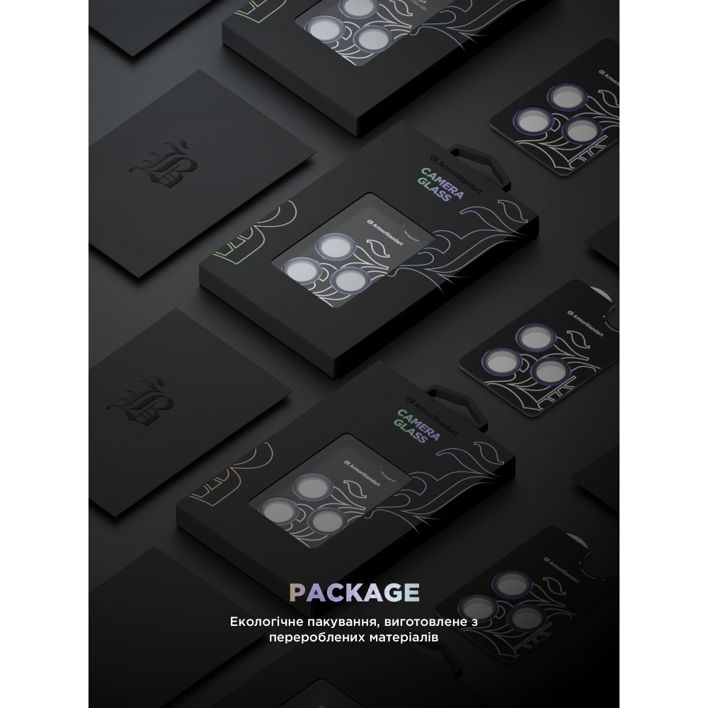 В інтернет магазині Захисне скло ARMORSTANDART Supreme BI для камери iPhone 17 Pro/17 Pro Max Blue (ARM86439)