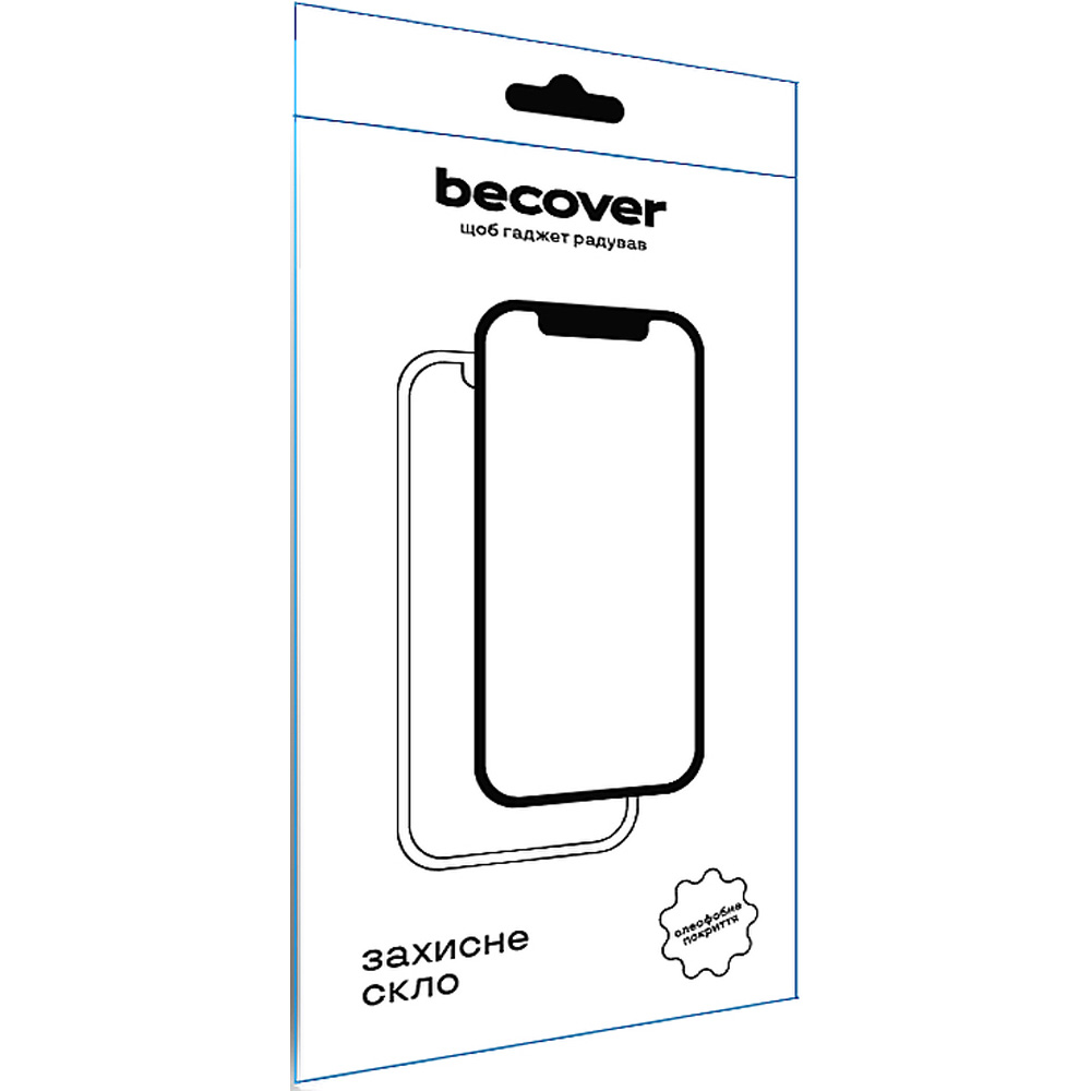 Защитное стекло BECOVER для Motorola Moto G06/G06 Power 4G Black (714364)