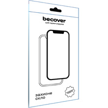 Захисне скло BECOVER 10D для Motorola Moto G06/G06 Power 4G Black (714365)