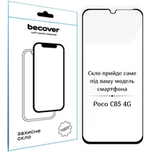 Захисне скло BECOVER для Poco C85 4G Black (714366)