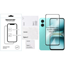Захисне скло BECOVER 10D для Tecno Spark Go 2 Black (714370)