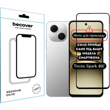 Защитное стекло BECOVER для Tecno Spark 40C 4G Black (714371)