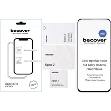 Захисне скло BECOVER 10D для Samsung Galaxy S25 FE Black (714380) Захисне скло BECOVER 10D для Samsung Galaxy S25 FE Black (714380)