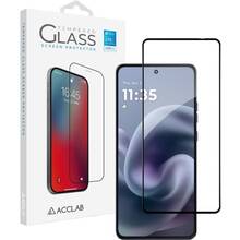 Захисне скло ACCLAB Full Glue ESD для Moto G86 Black (1283126627590)