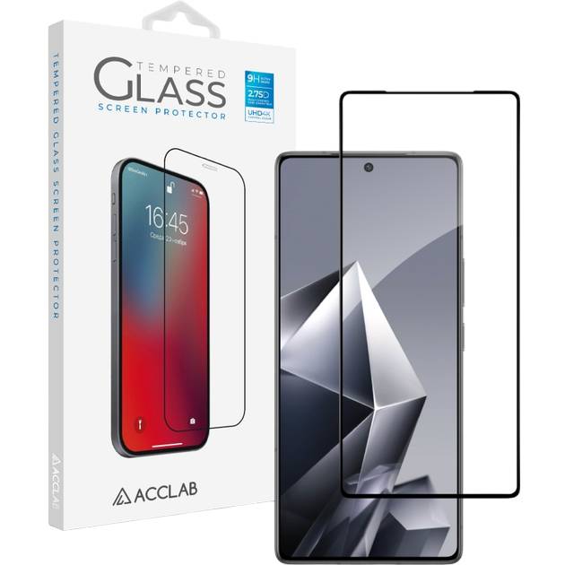 Захисне скло ACCLAB Full Glue ESD для Infinix Note 50 Black (1283126627811) Сумісність за моделлю Infinix Note 50 4G