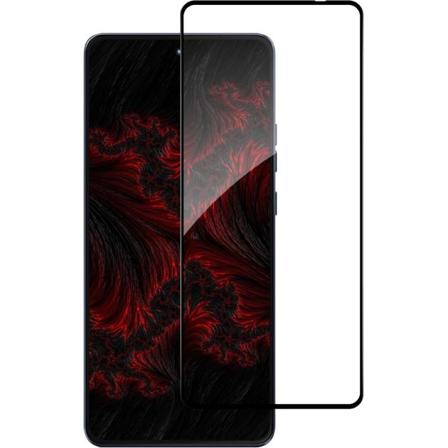 Захисне скло INTALEO Full Glue ESD для Moto G86 Black (1283126627613)