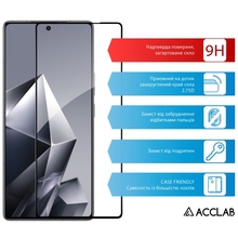 Защитное стекло ACCLAB для Infinix Note 50 Pro Full Glue ESD Black (1283126627866)
