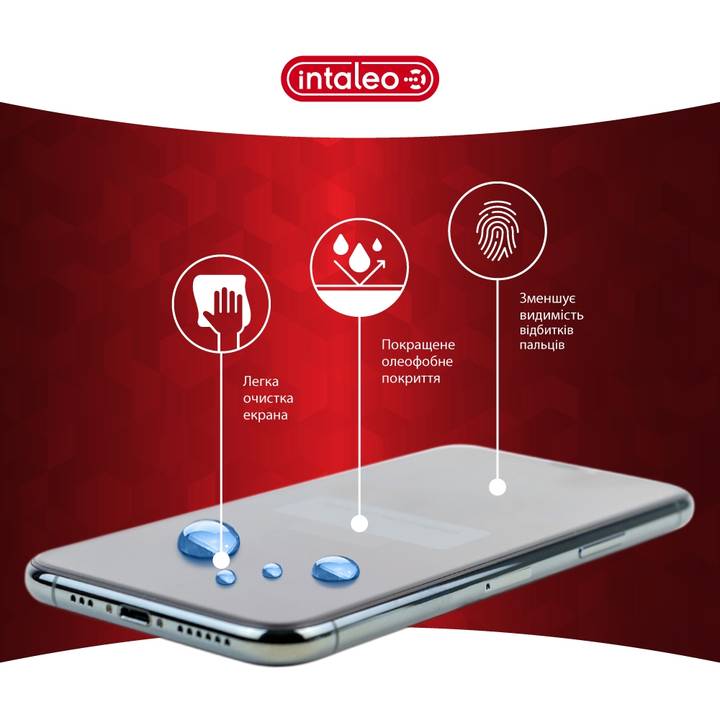 Внешний вид Защитное стекло INTALEO Full Glue ESD для Infinix Note 50 Black (1283126627835)