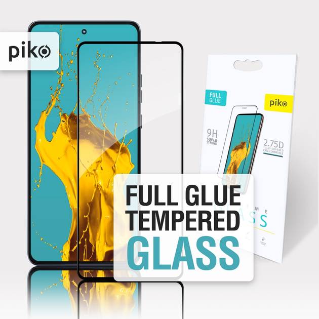 Защитное стекло PIKO Full Glue ESD для Moto G86 Black (1283126627620) Совместимость по модели  Motorola G86