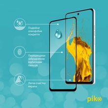 Захисне скло PIKO для Tecno POP 10 Full Glue ESD Black (1283126627989)