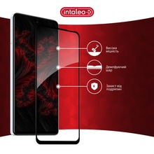 Защитное стекло INTALEO для Tecno POP 10 Full Glue ESD Black (1283126627972)