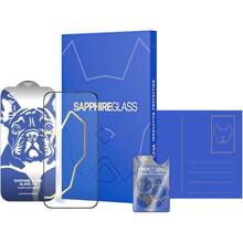 Защитное стекло ILERA Sapphire Ultra Glass 2.0 For iPhone 17 Black (ILSPDLPL17)