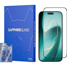 Захисне скло ILERA Sapphire Ultra Glass 2.0 для iPhone 17 Pro Max Black (ILSPDLPL17PRMX)