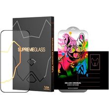 Защитное стекло ILERA DeLuxe Original Glass 2.0 For iPhone 17 Air Black (ILFCDL17AIR)