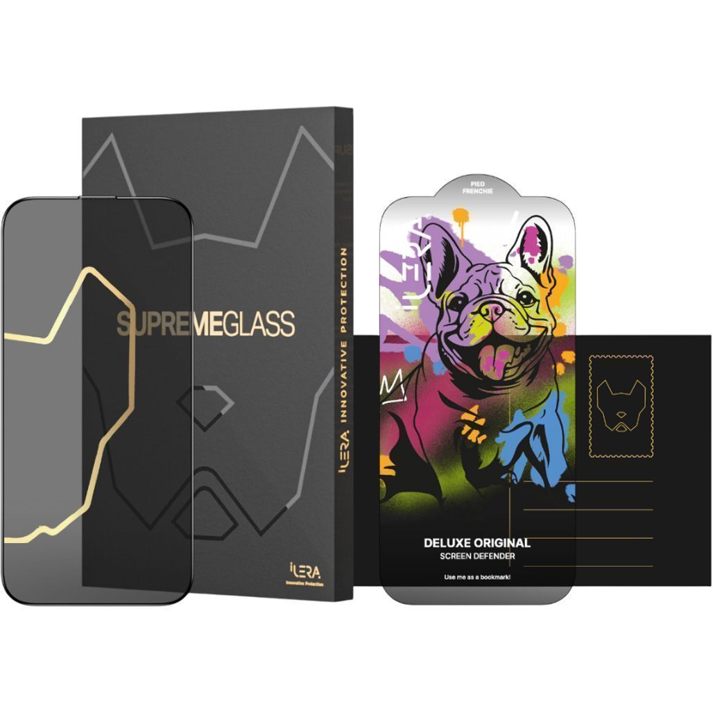 Защитное стекло ILERA DeLuxe Incognito Glass For iPhone 17 Black (ILINDL17) Совместимость по модели  Apple iPhone 17