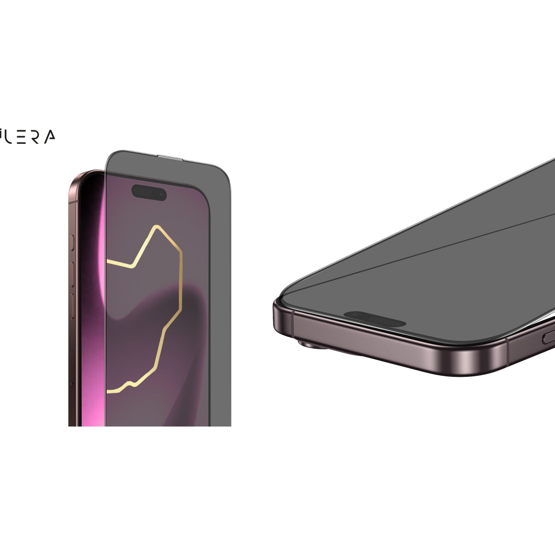 Защитное стекло ILERA DeLuxe Incognito Glass For iPhone 17 Pro Black (ILINDL17PR) Тип стекло