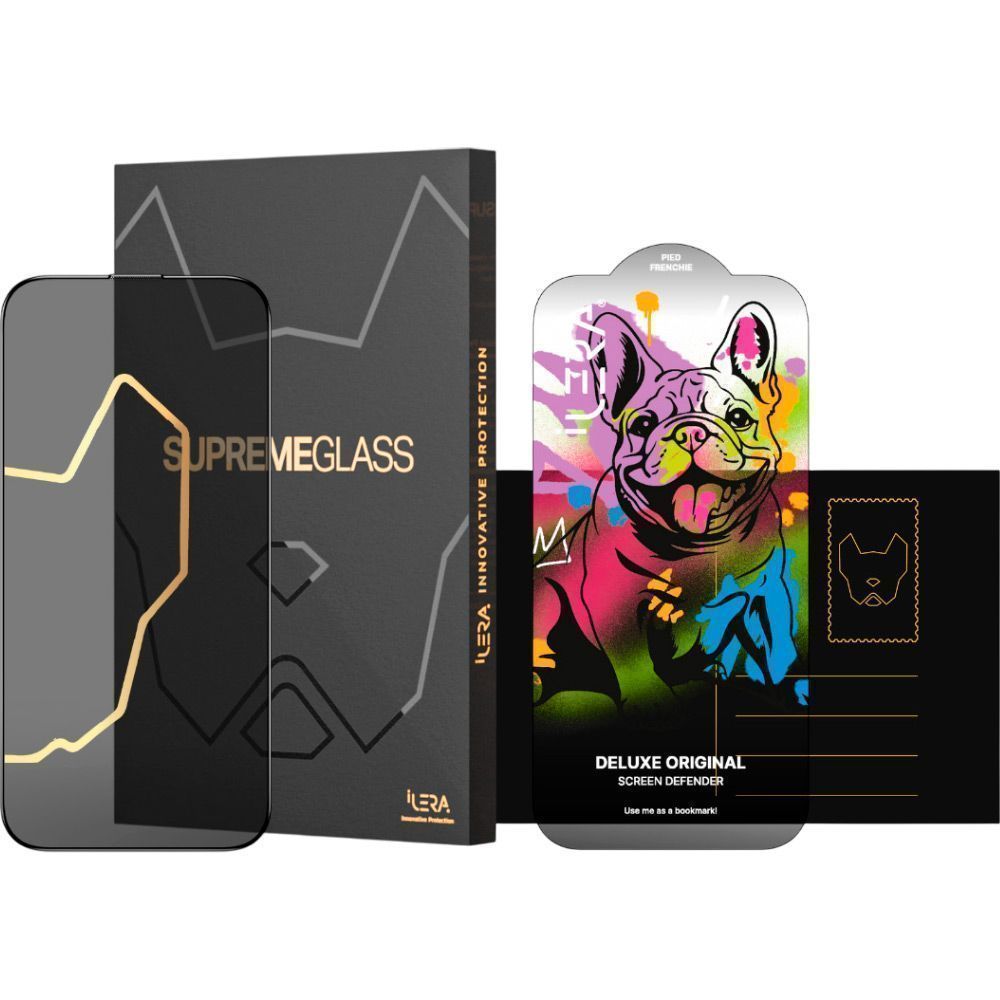 Защитное стекло ILERA DeLuxe Incognito Glass For iPhone 17 Air Black (ILINDL17AIR) Совместимость по модели  Apple iPhone 17 Air