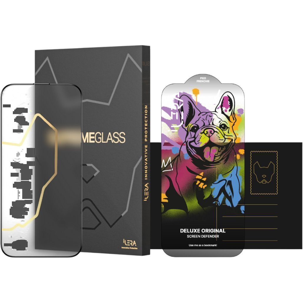 Защитное стекло ILERA FrostedGlass 2.0 For iPhone 17 Black (ILFRGL17) Совместимость по модели  Apple iPhone 17