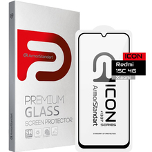 Защитное стекло ARMORSTANDART Icon для Xiaomi Redmi 15C 4G Black (ARM85413)