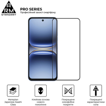 Защитное стекло ARMORSTANDART Pro для Tecno Spark 40 4G/Spark Go 2 4G Black (ARM87297)