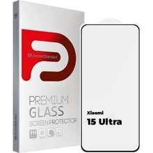 Захисне скло ARMORSTANDART Edge Glue Curved для Xiaomi 15 Ultra Black (ARM88002)