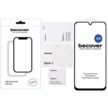 Защитное стекло BECOVER 10D для Samsung Galaxy A17 5G Black (713688)