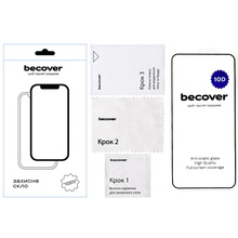 Защитное стекло BECOVER 10D для Xiaomi Redmi 15 Black (713906)