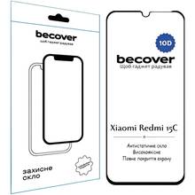Защитное стекло BECOVER для Xiaomi Redmi 15С 4G/5G 10D Black (713908)