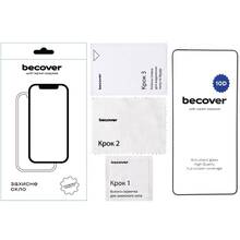 Захисне скло BECOVER для Oppo Reno14 5G 10D Black (713932)