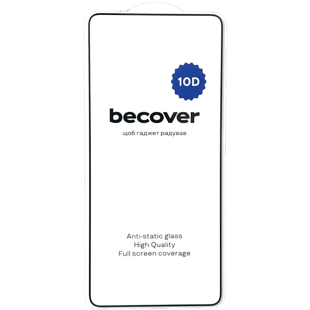 Захисне скло BECOVER для Oppo Reno14 5G 10D Black (713932)
