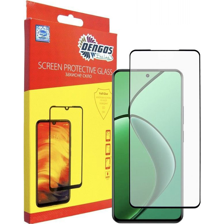 Захисне скло DENGOS для REALME 12 4G Black (TGFG-415)