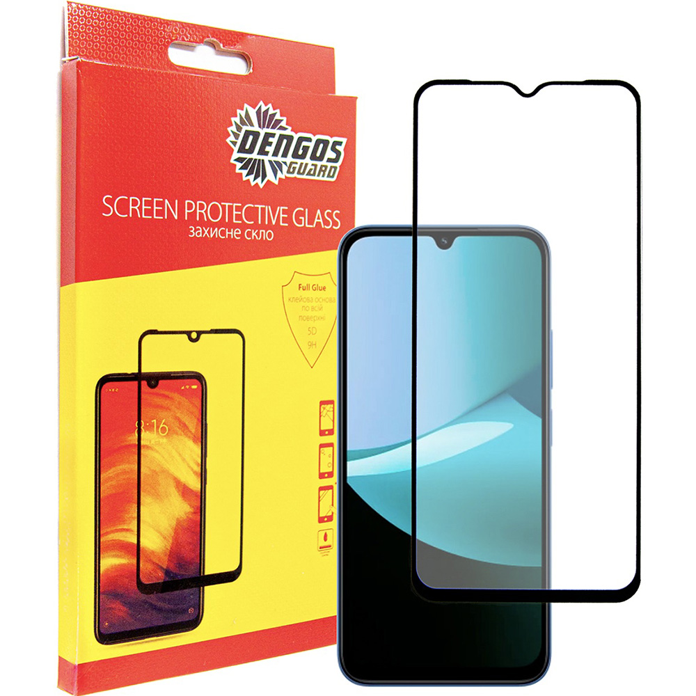 Захисне скло DENGOS для Xiaomi Redmi 15C Black (TGFG-414)